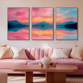 Toile - Pink Sunset